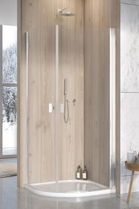 Usa cabina dus semirotunda Radaway Nes PDD I, 90 x H200 cm, stanga