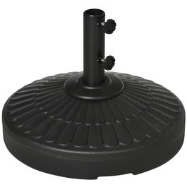 Outsunny Suport pentru Umbrela de Gradina cu diametrul 38-48 mm din Otel si HDPE cu Usa Laterala pentru Umplere, Ø48.5x36 cm | AOSOM RO