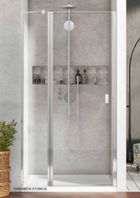 Usa de nisa batanta Radaway Nes DWJ II, 90 cm