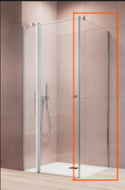 Perete lateral cabina dus Radaway Eos II KDJ, 75xH195 cm