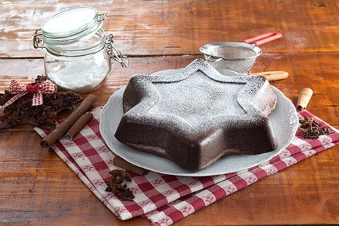 Forma de copt din silicon Star, Silikomart Let's Celebrate, Ø26 cm, 1.2 L
