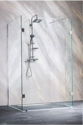 Cabina dus Walk-In Sanotechnik Sanoflex Wide I, 130 x 78 x 30 x H195 cm