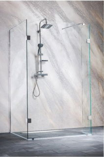 Cabina dus Walk-In Sanotechnik Sanoflex Wide I, 110 x 88 x 30 x H195 cm