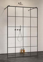 Cabina dus Walk-In Radaway Modo New Black I Factory, 130 x H200 cm