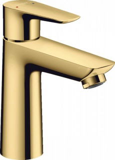 Baterie lavoar Hansgrohe Talis E 110, cu ventil pop-up, auriu lucios