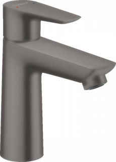 Baterie lavoar Hansgrohe Talis E 110 cu ventil, negru periat