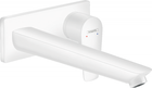 Baterie lavoar Hansgrohe Talis E cu pipa 225 mm, montaj incastrat, alb mat
