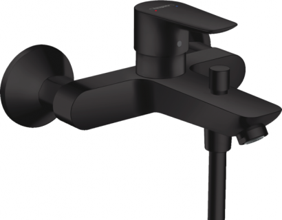 Baterie cada si dus Hansgrohe Talis E, negru mat