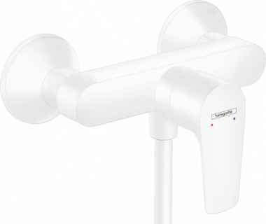 Baterie dus Hansgrohe Talis E, alb mat