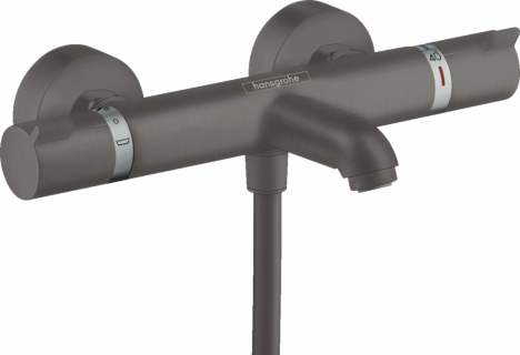 Baterie cada Hansgrohe Ecostat Comfort, termostatata, negru periat