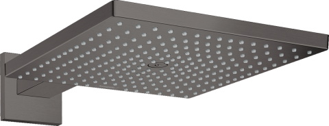Palarie dus Hansgrohe Raindance, brat de perete, negru periat