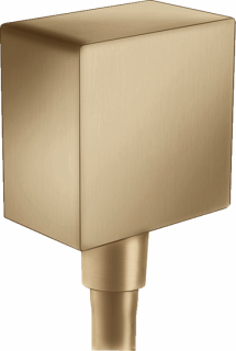 Cot iesire dus cu valva anti-reflux Hansgrohe Fixfit E, bronz periat
