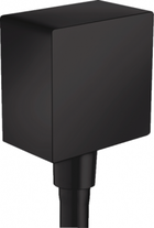 Cot iesire dus cu valva anti-reflux Hansgrohe Fixfit E, negru mat