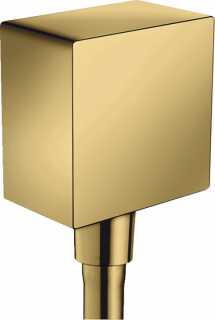 Cot iesire dus cu valva anti-reflux Hansgrohe Fixfit E, auriu