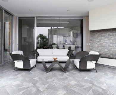 Gresie portelanata Sintesi Italia, Alpi Muretto Beige 60x20 cm
