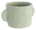 Ghiveci, Ercolano Round, Bizzotto, 21x15x12.5 cm, ciment, verde