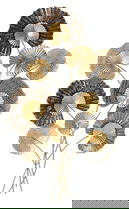 Decoratiune de perete, Web C, Mauro Ferretti, 63.5x109.5 cm, fier