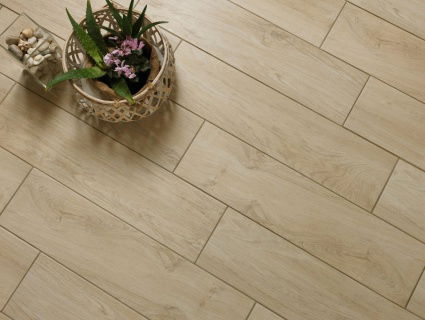Gresie portelanata Sintesi Italia, Essenze Miele Rectificata 80,2x20,2 cm