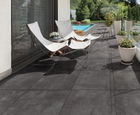 Gresie rectificata Sintesi Italia, Flow Tech Black 60x60 cm