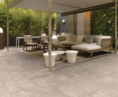 Gresie portelanata Sintesi Italia, Flow Tech Taupe 60,4x30 cm