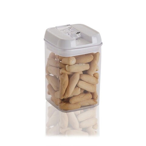 Recipient depozitare cu capac Pax, Versa, 10x10x15.6 cm, 800 ml, plastic