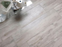 Gresie portelanata Sintesi Italia, Timber Bianco 80,2x20,2 cm