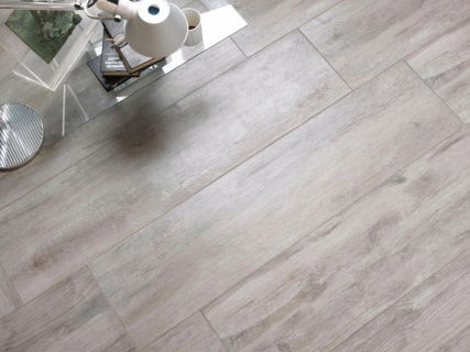 Gresie portelanata Sintesi Italia, Timber Bianco 80,2x20,2 cm