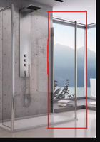 SUPER PROMO Perete lateral fix SanSwiss Fun 80x200 cm