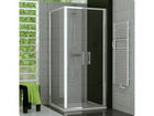 SUPER PROMO Perete lateral SanSwiss Top-Line 80x190 cm sticla orizontal sablata