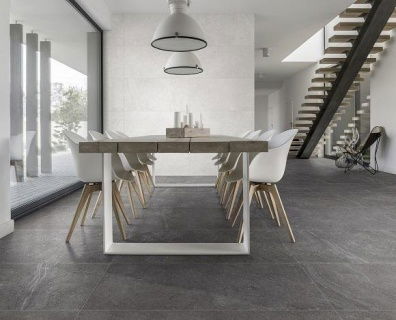 Gresie portelanata rectificata Abitare, Trust Black 121x60,4 cm