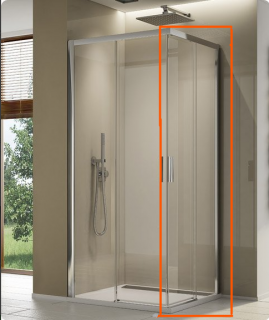 SUPER PROMO Usa cabina dus Sanswiss Top-Line S TLS 80XH190 cm, varianta dreapta
