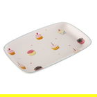 Platou pentru servire Cupcakes, Versa, 26x17 cm, ceramica