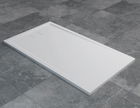 Cadita de dus SanSwiss Livada W20A 160x90xH3,7 cm marmura sintetica alba