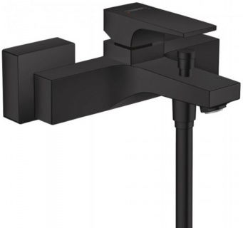 Baterie cada si dus cu monocomanda Hansgrohe Metropol, negru mat