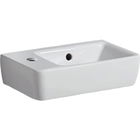 Lavoar Geberit Selnova Compact cu proiectie mica asimetrica stanga 40x25xH15 cm