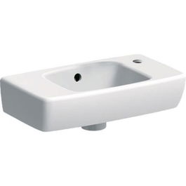 Lavoar Geberit Selnova Compact cu blat proiectie mica dreapta 45x25xH15 cm