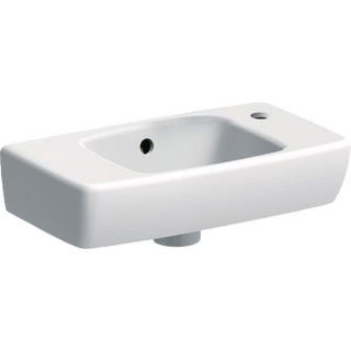 Lavoar Geberit Selnova Compact cu blat proiectie mica dreapta 45x25xH15 cm