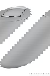 Cos de gunoi, Wenko, Brasil L Grey, 19.5 x 31 cm, 6.5 L, plastic, gri