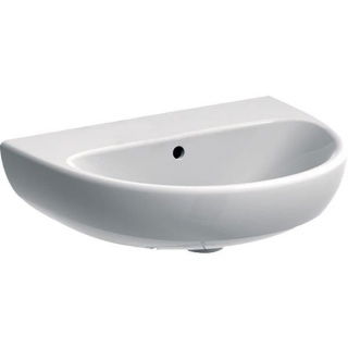 Lavoar de colt Geberit Selnova Compact 55x44xH18 cm fara orificiu baterie