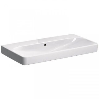 Lavoar Geberit Smyle Square supendat 90x48xH16,5 cm fara orificiu de baterie