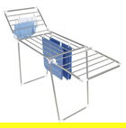 Uscator de rufe pliabil, Wenko, Dual-wing Profi Plus, 15 m capacitate de uscare, 196 x 90 x 63 cm, inox/polipropilena/poliester