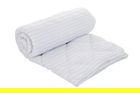 Pilota Alcam Damasc White Line 180x200 cm, umplutura bumbac, 300 g/mp