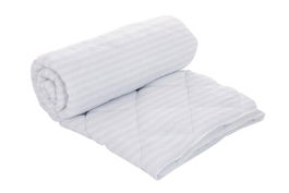 Pilota Alcam Damasc White Line 180x200 cm, umplutura bumbac, 300 g/mp