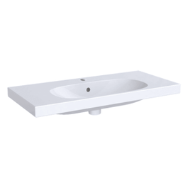 Lavoar Geberit Acanto cu proiectie mica, blat, fixare simpla 90x42xH17 cm