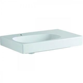 Lavoar Geberit Citterio baterie stanga si blat dreapta 75x50xH16 cm