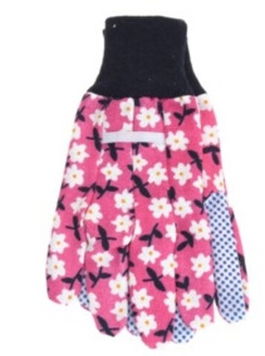 Manusi pentru gradinarit Daisy, marime 9, poliester, roz
