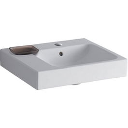 Lavoar Geberit Icon cu bol decorativ, blat stanga 50x49xH15 cm