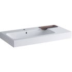 Lavoar Geberit Icon cu bol decorativ, blat dreapta 90x49xH15 cm