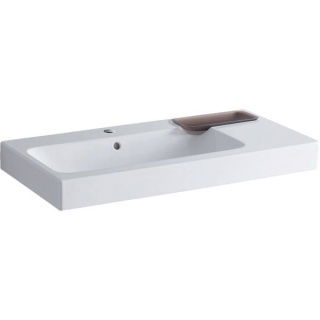 Lavoar Geberit Icon cu bol decorativ, blat dreapta 90x49xH15 cm