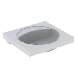 Lavoar Geberit Preciosa cu blat 80x55xH20 cm fara preaplin si orificiu baterie